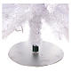 Arbol de Navidad 180 cm Fancy White blanco con punta modelable 300 ECO LED interior exterior s7