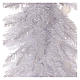Albero di Natale 180 cm Fancy White abete bianco punta modellabile 300 eco led interno esterno s2