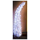 Albero di Natale 180 cm Fancy White abete bianco punta modellabile 300 eco led interno esterno s6