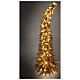 Arbol de Navidad dorado 180 cm Fancy Gold con punta modelable 300 LED interior exterior s5