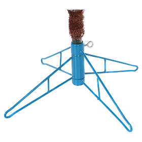 Christmas tree 210 cm in Victorian Blue with frosted blue pine cones 350 eco LED indoor outdoor  s8