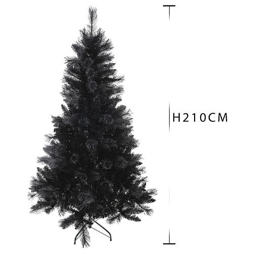 Christmas tree Black Stone 210 cm 3