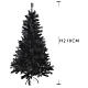 Christmas tree Black Stone 210 cm s3