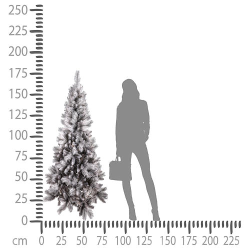 Árvore de Natal Silver Diamond 180 cm 4