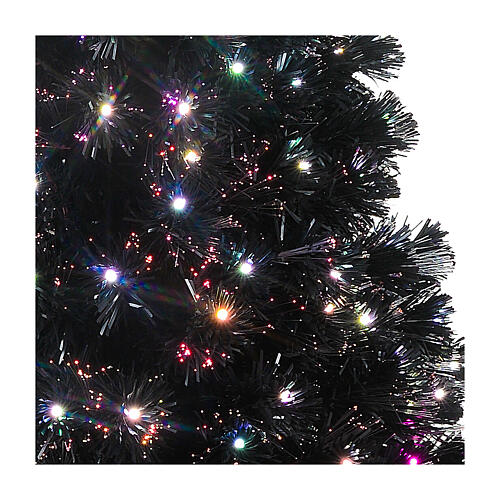 Black Shade tree with multicolour LED 180 cm slim 4