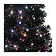 Black Shade tree with multicolor LED 180 cm slim s4