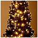 Christmas tree Black Shade 180 cm LED slim s4