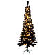 Albero di Natale Black Shade LED 180 cm slim s1