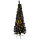 Árvore de Natal Black Shade LED 180 cm slim