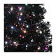 Black Shade Christmas tree with multicolor LED 150 cm s3