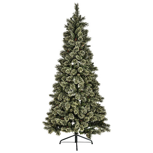Grüner Weihnachtsbaum 230cm Mod. Emerald 500 Leds Glitter 3