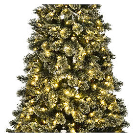 Árvore de Natal Emerald 500 LED 230 cm com glitter