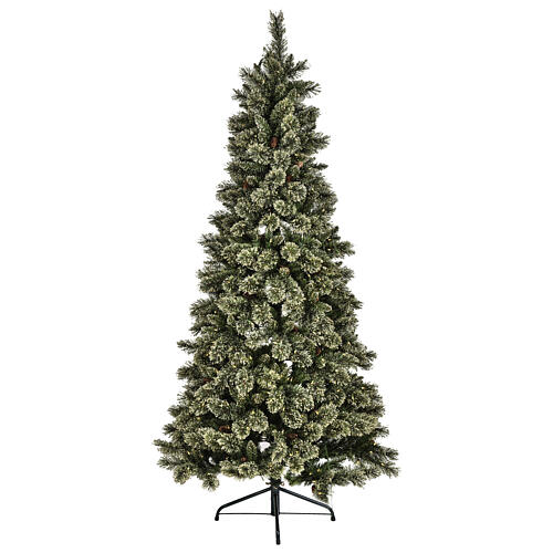 Árvore de Natal Emerald 500 LED 230 cm com glitter 6