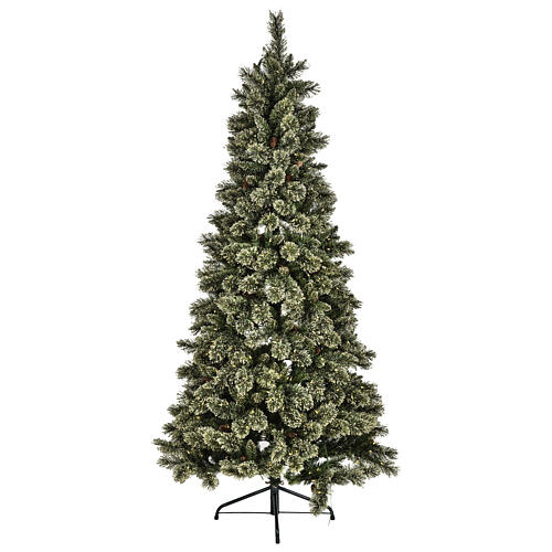 Grüner Weihnachtsbaum 200cm Mod. Emerald 400 Leds Glitter 3