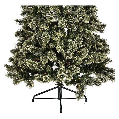 Christmas tree 200 cm Emerald with glitter 400 LEDs 4