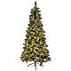 Christmas tree 200 cm Emerald with glitter 400 LEDs s1