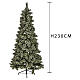 Christmas tree 200 cm Emerald with glitter 400 LEDs s5