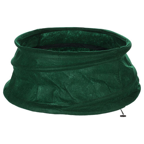 Grüne Weihnachtsbaumfußabdeckung Ø 68 cm 2