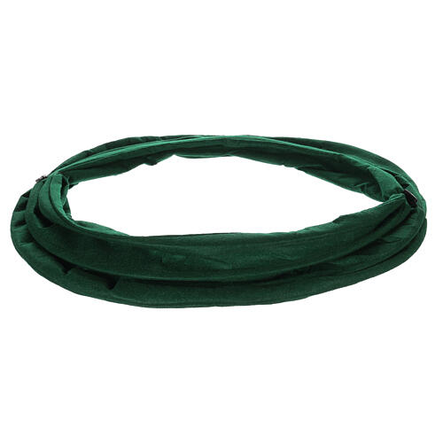 Grüne Weihnachtsbaumfußabdeckung Ø 68 cm 4