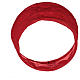 Falda cubre base Árbol Navidad paño rojo diám. 68 cm s3