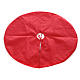 Red Christmas tree skirt with Santa Chlaus 35 in s5