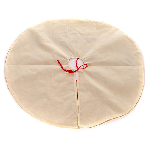 Revêtement pour sapin en jute avec Père Noël diam. 100 cm 5