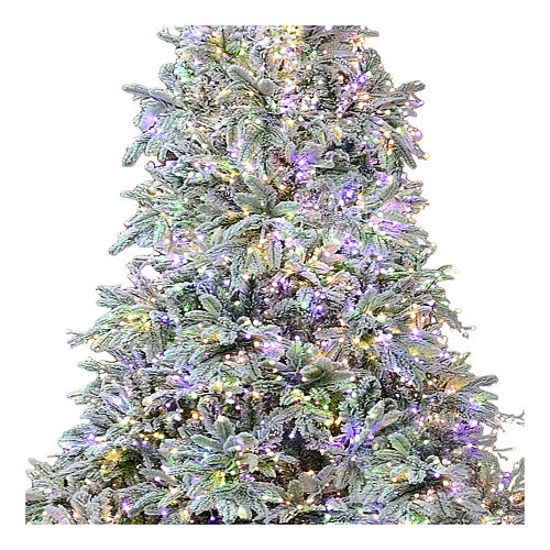 Árvore de Natal 195 cm 2000 LED 3 cores Andorra Frosted Poly 2