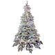 Christmas tree 195 cm, 3 colored LEDs Poly Andorra Frosted s1
