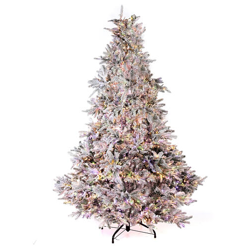 Weihnachtsbaum aus Poly mit 2400 LEDs Andorra Frosted, 210 cm 5