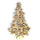 Artificial Christmas tree 210 cm Poly 2400 3 coloured LEDs Andorra Frosted s3