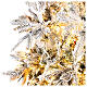 Albero di Natale 210 cm Poly 2400 LED 3 colori Andorra Frosted s6