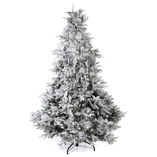 Árvore de Natal 210 cm 2400 LED 3 cores Andorra Frosted Poly 7