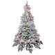 Árvore de Natal 210 cm 2400 LED 3 cores Andorra Frosted Poly