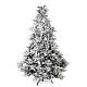 Weihnachtsbaum mit 2900 LEDs in 3 Farben Andorra Frosted Poly, 225 cm s7