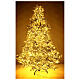 Weihnachtsbaum mit 2900 LEDs in 3 Farben Andorra Frosted Poly, 225 cm s8