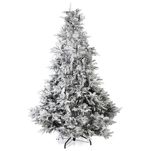 Andorra Frosted Poly Christmas tree of 225 cm with 2900 three-coloured LED lights 7