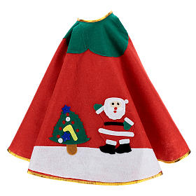Christmas Tree base cover, red with image of Santa Claus 100 cm s3
