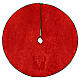 Falda cubre base para Árbol de Navidad rojo Happy New Year 120 cm s4