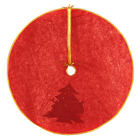 Christmas Tree base cover, snowman and reindeer 84 cm s4