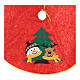 Christmas tree skirt with snowman 33 in s2