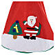 Copribase albero di Natale Babbo Natale e alberello 100 cm s4