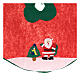 Okrycie na stojak choinka święty Mikołaj i drzewko 100 cm s2