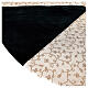 Copribase Albero Natale bianco verde 120 cm poli. rayon cotone s4