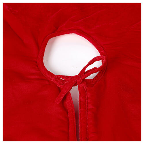 Falda cubre base Árbol Navidad fuego de artificio d. 1,30 cm rayón algodón 7
