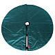 Falda cubre base para Árbol de Navidad terciopelo verde d. 1,40 cm poli. algodón s5