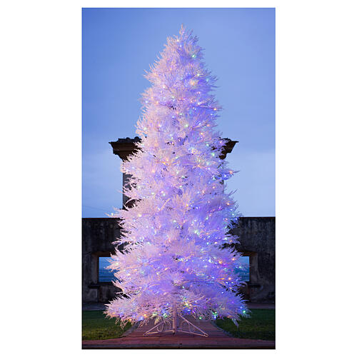 STOCK Winter Glamour Christmas tree 270 cm with 900 multicolour LEDs outdoor 2