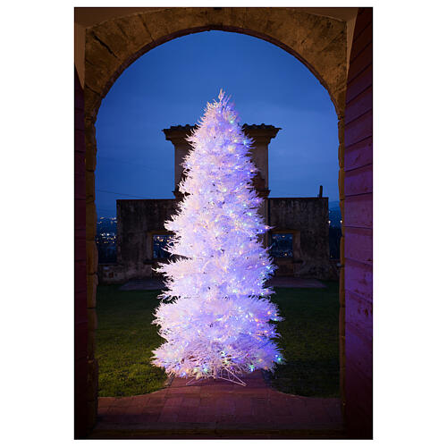 STOCK Winter Glamour Christmas tree 340 cm with 1200 multicolour LEDs outdoor 1