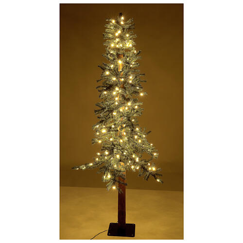 STOCK Slim Forest Christmas tree 120 cm 100 LEDs outdoor 1
