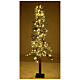 STOCK Sapin de Noël 210 cm Slim Forest 300 lumières LED blanc chaud extérieur s4
