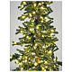 STOCK Albero Natale 210 cm abete Slim Forest 300 luci led caldi esterno s2